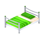 Green Bed - MySims Kingdom