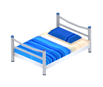 Blue Bed - MySims Kingdom