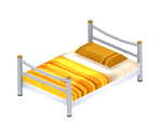 Yellow Bed - MySims Kingdom