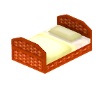 Rattan Bed - MySims Kingdom