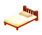 Log Bed - MySims Kingdom