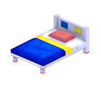 Block Bed - MySims Kingdom