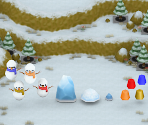 Snowball Fight Minigame - MySims Kingdom
