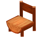 Log Chair - MySims Kingdom