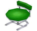 Round Green Chair - MySims Kingdom