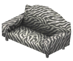 Zebra Print Sofa - MySims Kingdom