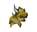 Golden Bowser Statue - Mario Party
