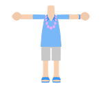 Vacation Outfit (Male) - Personal Trainer: Walking
