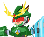 Mega Man (Zerker Ninja) - Mega Man Star Force 2: Zerker X Ninja / Saurian