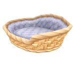 Wicker Dog Bed - Nintendogs + Cats