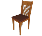 Highback Oak Chair - Dead Rising 2