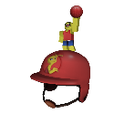 Red Dodgeball Helmet - Roblox