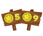 Star Coin Signs - New Super Mario Bros. 2