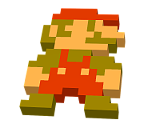 Pixel Mario Hat - StreetPass Mii Plaza