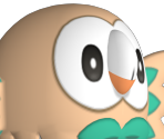 #722 Rowlet - Pokémon Sun / Moon