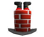 Santa Chimney Top Hat - Roblox