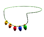 Christmas Lights Necklace - Roblox