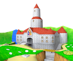 Peach's Castle Grounds - Super Mario 64 DS
