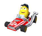 Yellow - M&M's Kart Racing