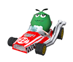 Green - M&M's Kart Racing