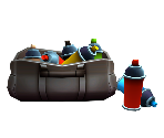 Spray Paint Bag - Subway Surfers