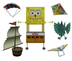 Loot Scootin' Kites - SpongeBob SquarePants: Lights, Camera, Pants!