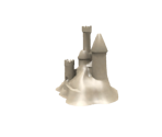 Elaborate Sand Castle - The Sims 2