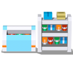 Poké Mart Shelves - Pokémon Diamond / Pearl