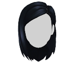 Straight Medium Parted Hair - The Sims 4