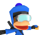 Ninja (Blue) - Saru! Get You! SaruSaru Big Mission (JPN)