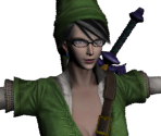 Bayonetta (Hero of Hyrule, New Hairstyle) - Bayonetta 2