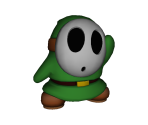 Green Shy Guy Trophy - Super Smash Bros. for Nintendo 3DS