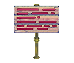 Sign - SpongeBob SquarePants Krabby Quest