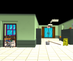 School Hallway - The Simpsons: Hit & Run