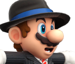 Mario (Black Suit) - Super Mario Odyssey