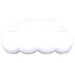 Fluffy Bluff Large Cloud Platform - Super Mario Galaxy 2