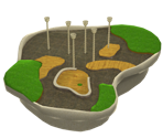 Honeyhive Flower Road Planet - Super Mario Galaxy