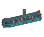 Fleet Hall Sign - BioShock