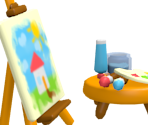 Easel & Paint - My Tamagotchi Forever