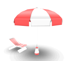 Red Patio Set - Hatsune Miku: Project Mirai 2 (JPN)