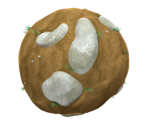 Yoshi Star Rocky Dirt Planet - Super Mario Galaxy 2