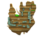 Yoshi Star Climb Wall Planet - Super Mario Galaxy 2