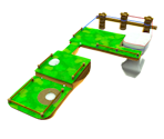 Yoshi Star Spiny Cages Planet - Super Mario Galaxy 2