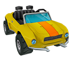 Yellow Testcar - Crash Tag Team Racing