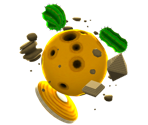 Mini Dusty Dune Galaxy - Super Mario Galaxy