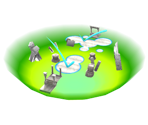 Mini Matter Splatter Galaxy - Super Mario Galaxy