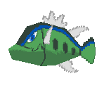 #0550 Basculin (Blue-Striped) - Pokémon Black 2 / White 2