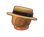 Straw Boater - Animal Crossing: Pocket Camp