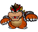 Paper Bowser (Second Form) Trophy - Super Smash Bros. for Nintendo 3DS