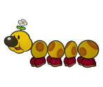 Paper Wiggler Trophy - Super Smash Bros. for Nintendo 3DS